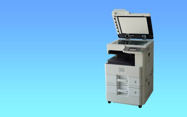 open black and white digital photocopier